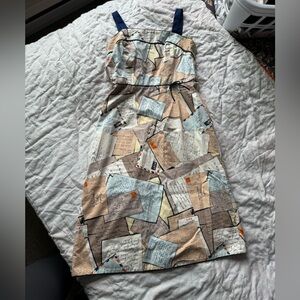 J. Crew Postcard Love Letter Dress